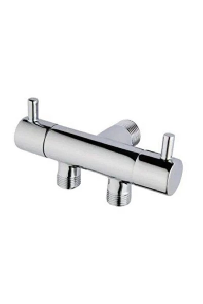 Tek-El P.D.S Çift Çıkışlı Dual Lüx Taharet Musluk 1/2 Ve 3/8 - 2