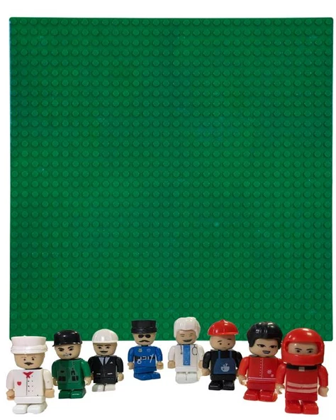 Micromax 297 Parça Block Set Figür ve Plaka Kutulu 02 036 - 2