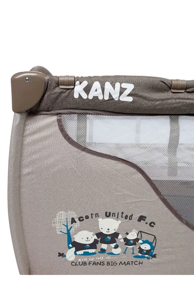 KANZ Endo Lüx Arakatlı Oyun Parkı 70x110 Kahverengi - 2