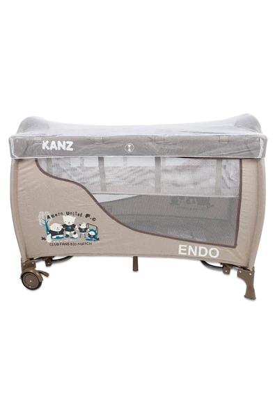 KANZ Endo Lüx Arakatlı Oyun Parkı 70x110 Kahverengi - 5