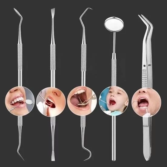 6 Parça Kutulu Ağız Bakımı Diş Bakım Seti Ağız Hijyen Takımı - 3