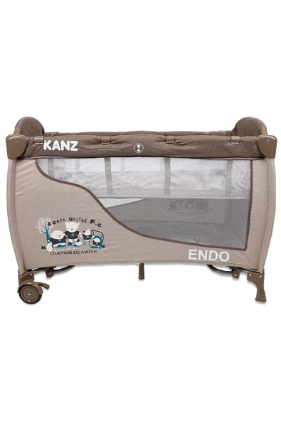 KANZ Endo Lüx Arakatlı Oyun Parkı 70x110 Kahverengi - 6