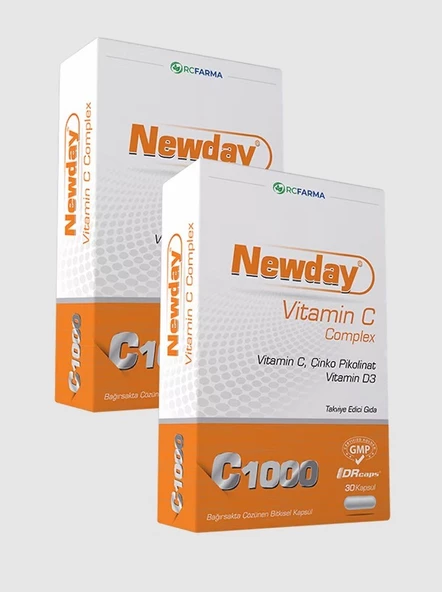 NEWDAY VİTAMİN C COMPLEX TABLET 2X