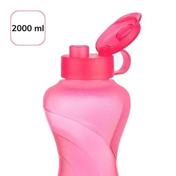2000ml Kapasiteli Sporcu Tipi Suluk Pratik El Matarası Tp-487 - 8