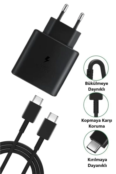 65w Hızlı Şarj Edebilen Type C Uçlu Şarj Aleti - 7