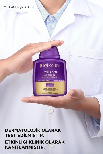 Bioxcin Collagen & Biotin Ekstra Hacim Şampuanı 300 ml 3 Al 2 Öde - Kolajen Biotin İnce ve Seyrek Saçlar - 7