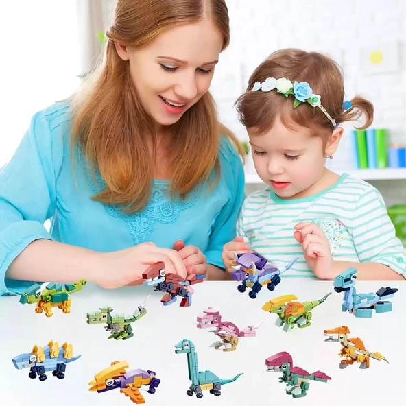 Oyuncak Sök Tak 12in1 Dinozor 405 Parça - 4