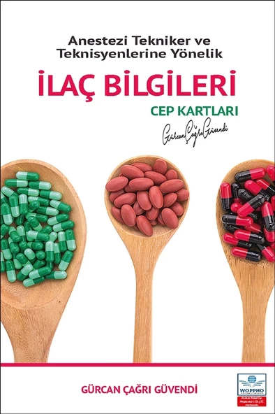 Anestezi Tekniker ve Teknisyenlerine Yönelik İlaç Bilgileri Cep Kartları ürün görseli 1