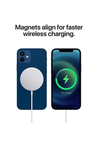 Iphone Magsafe Kablosuz Wireless Şarj Aleti Iphone 11 12 13 14 Pro Max Uyumlu Typce Giriş Aygıt - 4