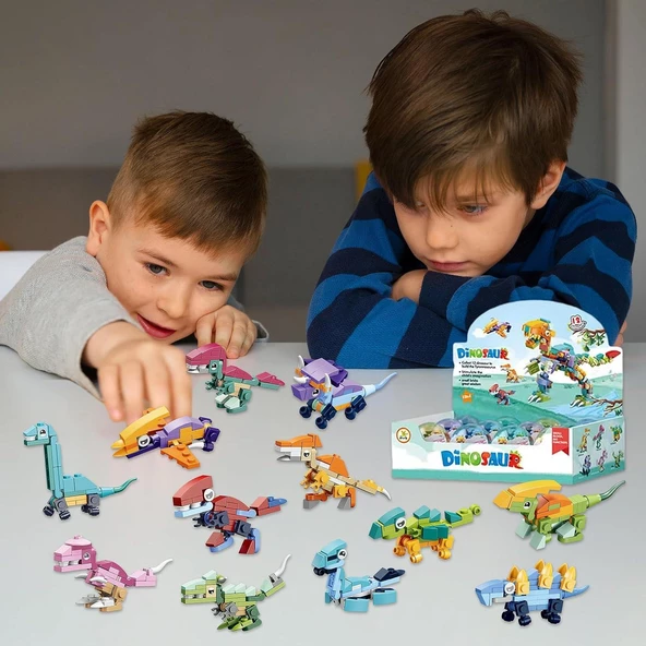 Oyuncak Sök Tak 12in1 Dinozor 405 Parça - 5