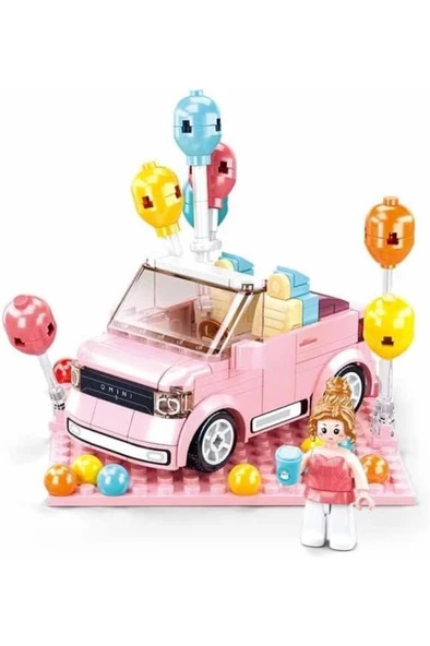 Sluban Mini Handcraft Party Car_ Pembe 1016000264000 - Resim 5