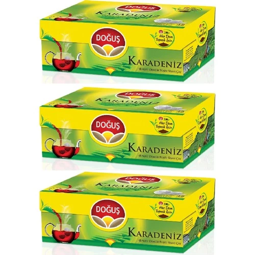 Doğuş Karadeniz Bergamot Aromalı Demlik Poşet 48 Li 153 gr x 3 Adet - Resim 2
