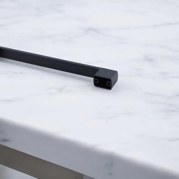 Gölcük 192 mm (SERT PLASTİK) Kulp Siyah Mobilya Çekmece Mutfak Dolap Dolabı Kulpu Kulbu Kulpları - Resim 3