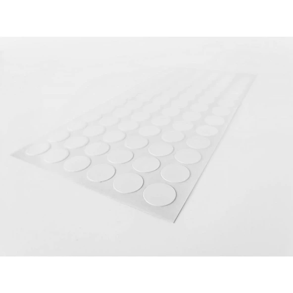 Furndiy Kendinden Yapışkanlı Vida Tapası Beyaz 15 mm Yuvarlak 78 Parça - 2