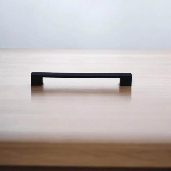 Gölcük 160 mm (SERT PLASTİK) 5 ADET Siyah Mobilya Çekmece Mutfak Dolap Dolabı Kulpu Kulbu Kulpları - 5