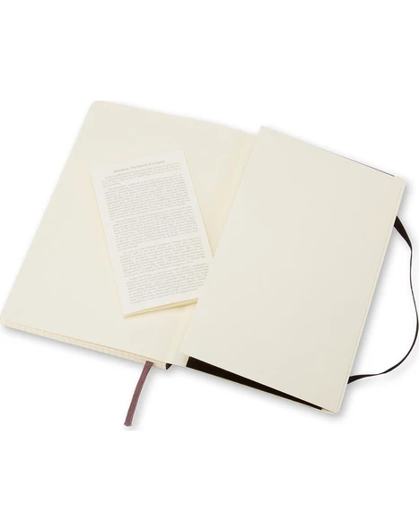 Defter Yumuşak Kapak L Boy Kareli Siyah Qp617 - 4