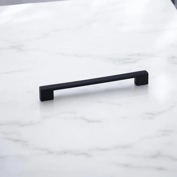 Gölcük 160 mm (SERT PLASTİK) 5 ADET Siyah Mobilya Çekmece Mutfak Dolap Dolabı Kulpu Kulbu Kulpları - 7