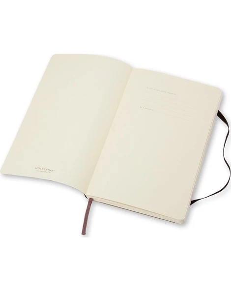 Defter Yumuşak Kapak L Boy Kareli Siyah Qp617 - 2