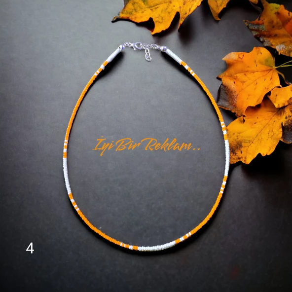 Kum Boncuk Kolye - 4