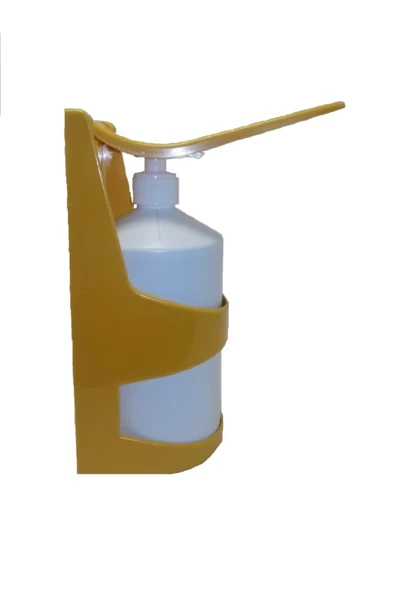Smax Dirsek Temaslı Pompalı Sabunluk Dezenfektan Duvar Aparatı 1000ml - 2