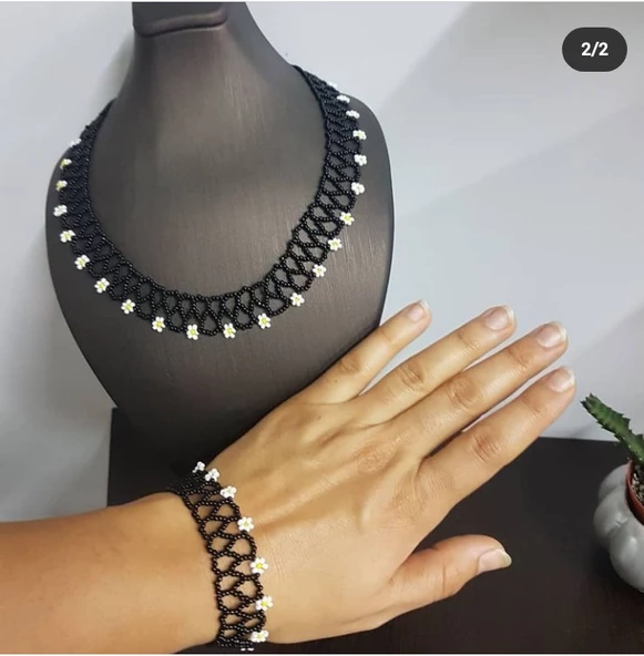 Kum Boncuk Kolye ve Bileklik - 2