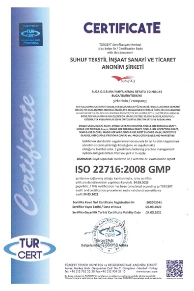 SF Mask E 3 Katlı Filtreli Burun Telli Cerrahi Maske 50 Li Paket Full Ultrasonik - 3