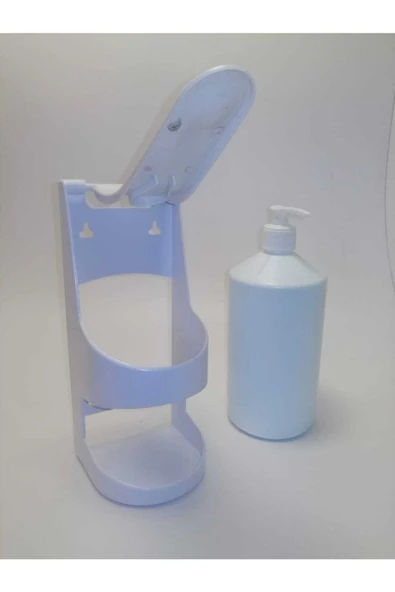 Smax Dirsek Temaslı Pompalı Sabunluk Dezenfektan Duvar Aparatı 1000ml - 2