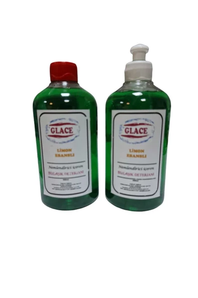 GLACE Elde Yıkama Sıvı Bulaşık Deterjanı 500 ml Limon Esanslı - 3