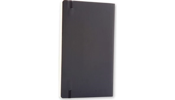 Defter Yumuşak Kapak Cep Boy Kareli Siyah Qp612 - Resim 5