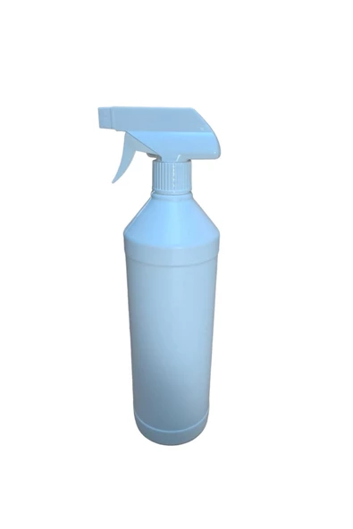 TUR-AY KİMYA 1000ml Tetikli Sprey Şişesi, Çiçek Sulama Spreyi Boş Şişe Uzun Beyaz - 3