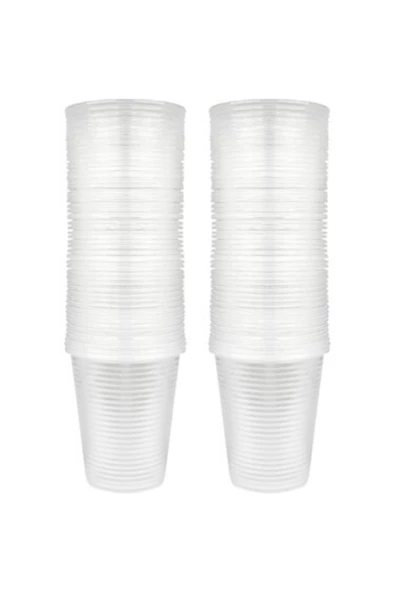 Smax Şeffaf Plastik Pet Bardak 180 Cc / 3000 Adet 1 koli - 2