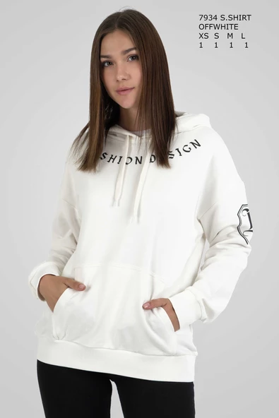 Joggy Kadın Sweatshirt 7934 - Resim 2