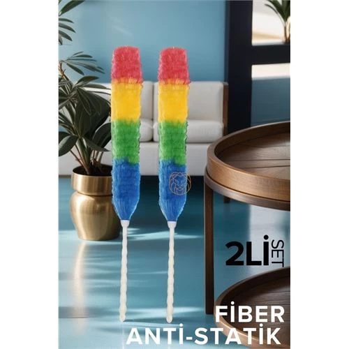 2 li SET Fiber Toz Alma Püskülü California Design