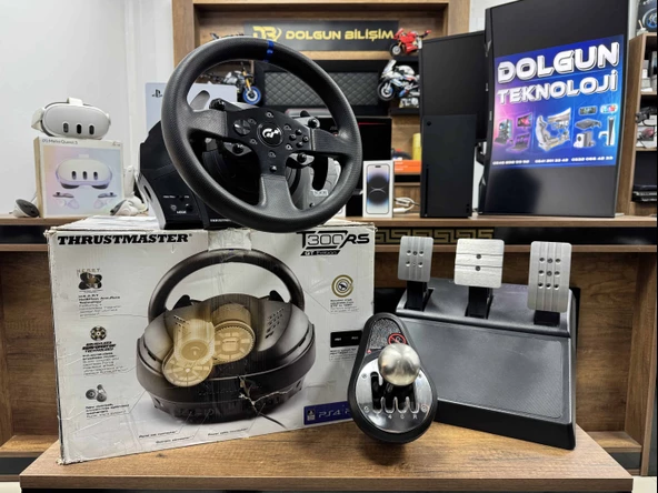 Thrustmaster T300RS GT PS/PC Direksiyon Seti + Thrustmaster TH8A Vites