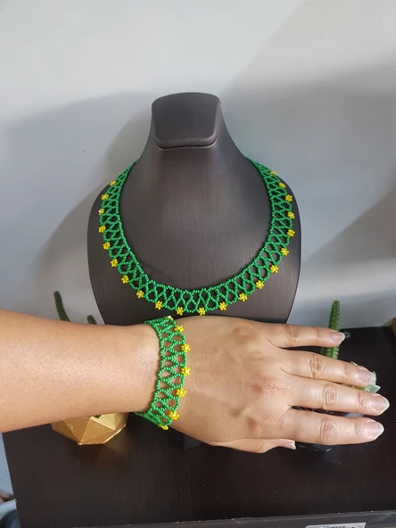 Kum Boncuk Kolye ve Bileklik - 2