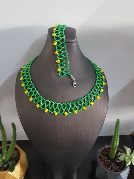 Kum Boncuk Kolye ve Bileklik - 3