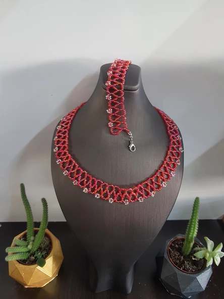 Kum Boncuk Kolye ve Bileklik - 2