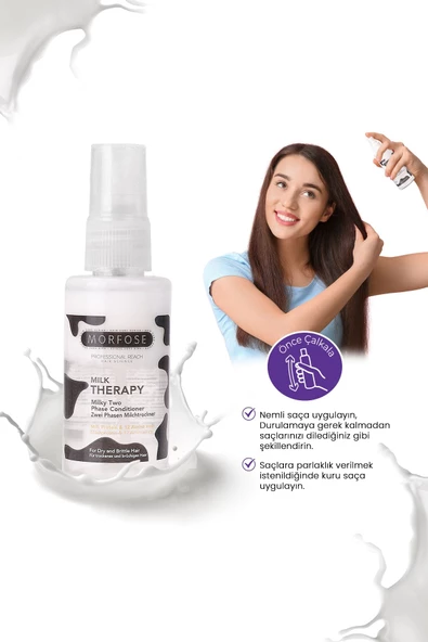 Morfose Milk Therapy Fön Suyu Seyahat Boy 50 Ml. - 2