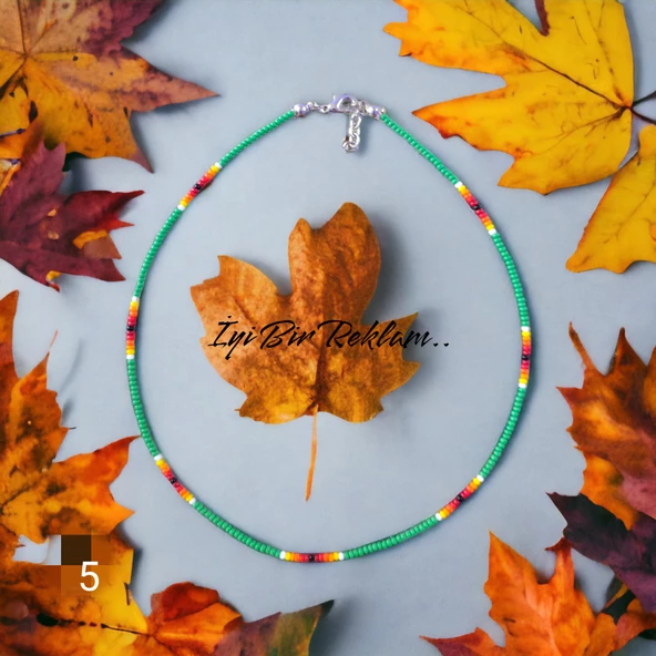 Kum Boncuk Kolye - 4