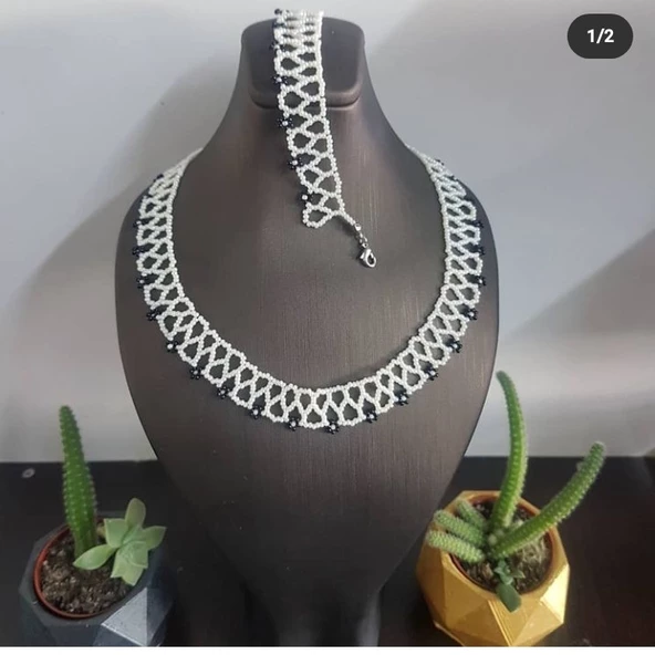 Kum Boncuk Kolye ve Bileklik - 2