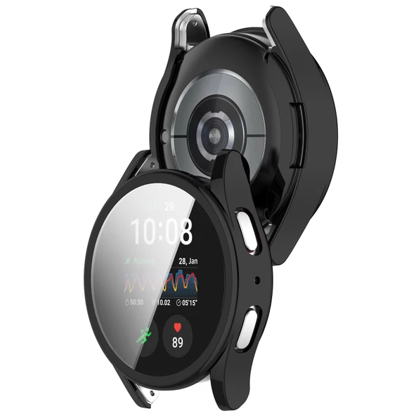 Samsung Galaxy Watch 7 40mm Uyumlu Kasa Ekran Koruyucu 360 Tam Koruma Kılıf Kapak - 8