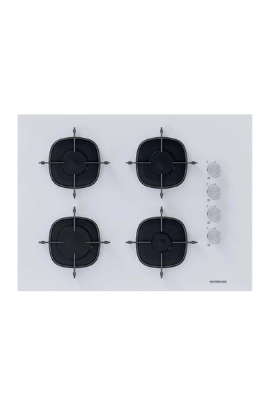 Silverline 2'li Beyaz Cam Ankastre Set 3490 Oslo -Cs5665w01 65cm Cam Ocak - 3