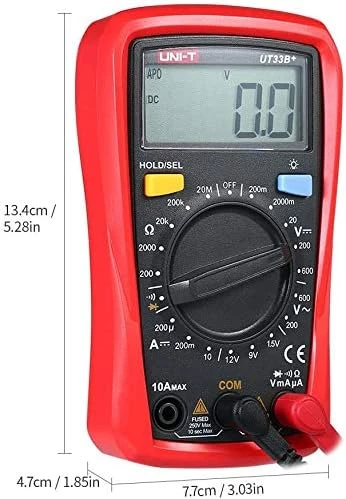 CETA UNI-T UT 33B+ DİJİTAL MULTİMETRE ÖLÇÜ ALETİ - 5