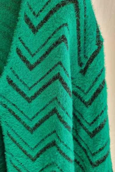 Kadın Yumoş Sakallı Triko Hırka - 2