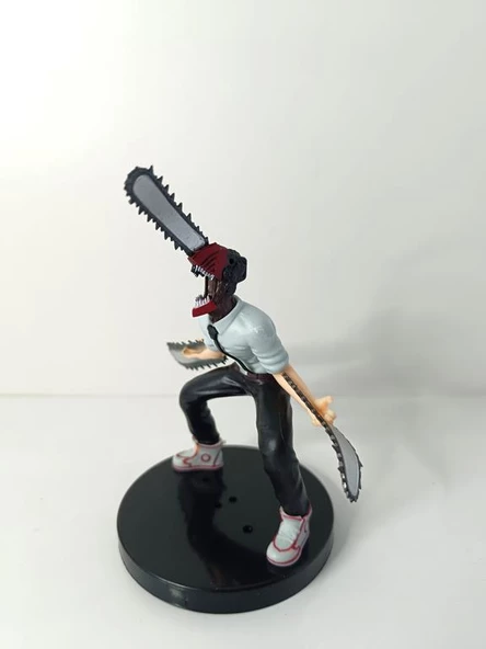 Anime Figür Chainsaw Man Testere Adam 15 cm Karakter Figür Oyuncak Biblo