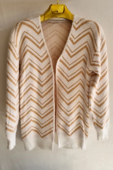 Kadın Yumoş Sakallı Triko Hırka - 3