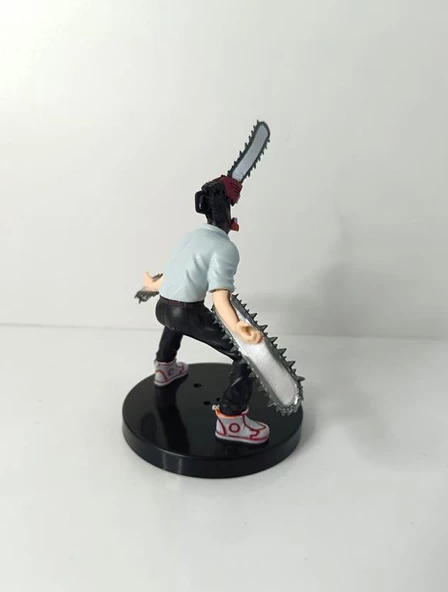 Anime Figür Chainsaw Man Testere Adam 15 cm Karakter Figür Oyuncak Biblo - 5