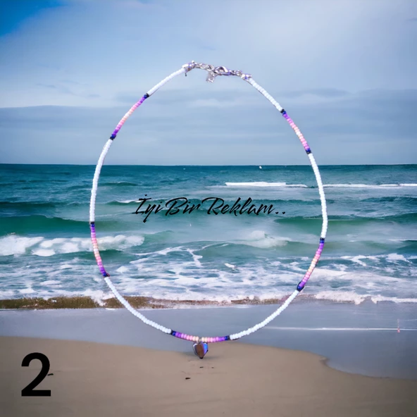 Kum Boncuk Kolye - 3