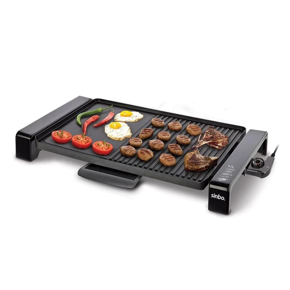 Sinbo Sbg-7108 Kokusuz Dumansız Izgara Tava Barbekü 2000 W - 3