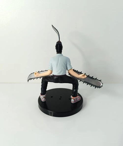 Anime Figür Chainsaw Man Testere Adam 15 cm Karakter Figür Oyuncak Biblo - 4